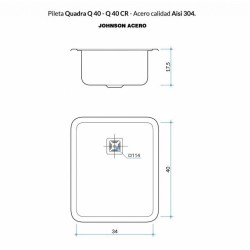 JOHNSON PIL Q40 QUADRA SPLE AC.304 P30Q40S