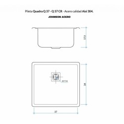 JOHNSON PIL Q37 QUADRA SPLE AC.304 P30Q37S