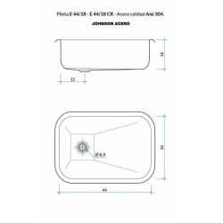 JOHNSON PIL E44/18 SPLE AC.304 P30E44/18S
