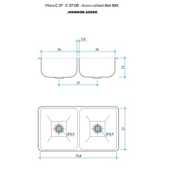 JOHNSON PIL CC37 DBLE AC.430 P43CC37S