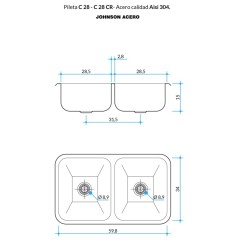 JOHNSON PIL CC28 DBLE AC.430  P43CC28S