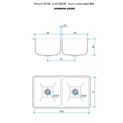 JOHNSON PIL C37/18 DBLE C/ANTIR AC304 P30C37/18CRS