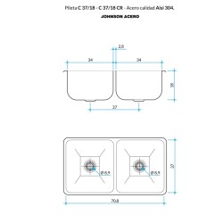 JOHNSON PIL C37/18 DBLE AC.304 P30C37/18S
