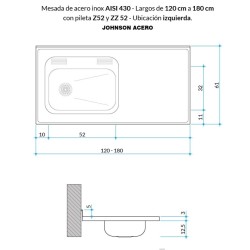 JOHNSON MES AC304 130*61*30 C/PIL SPLE Z52 P/ESP