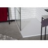 GORENA PLATO DUCHA SIMIL PIEDRA 100*100CM BLANCO