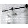 GORENA MAMPARA SIDNEY 150*200CM NEGRO TRASLUCIDO