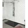 GORENA MAMPARA SEVILLA 1HOJA FIJA 100*200CM CRISTAL TRASLUCIDO
