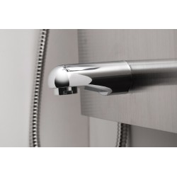 GORENA COLUMNA HIDROMASAJES VIENA 150*20CM ACERO INOXODABLE CON LLENA BAÑERA