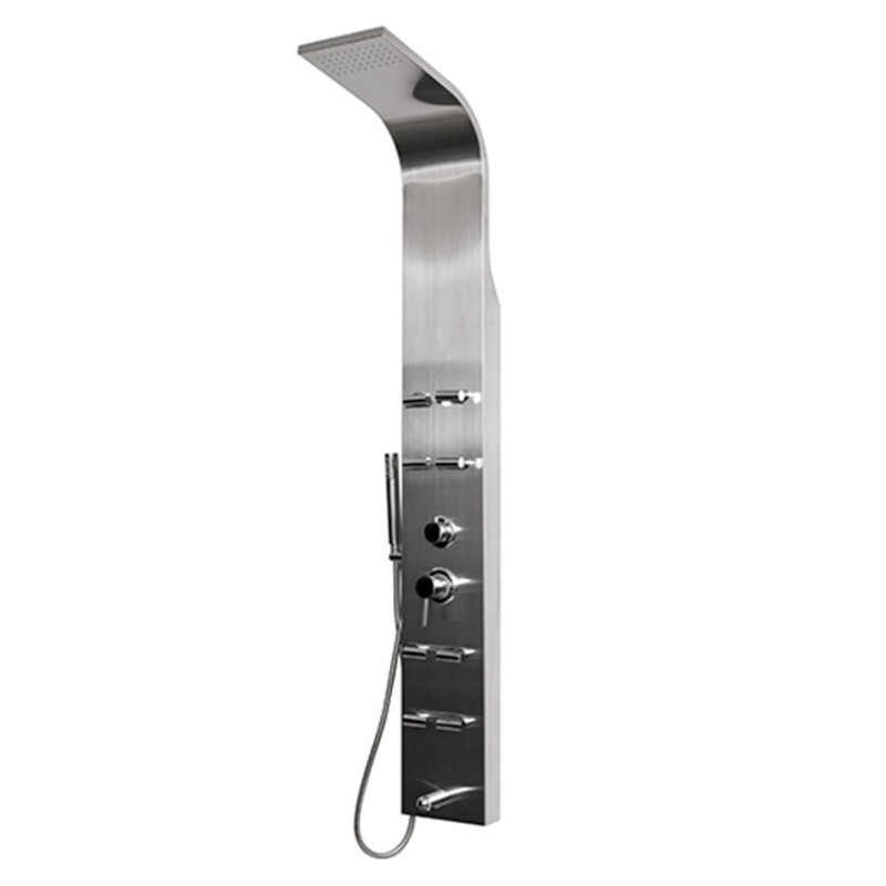 GORENA COLUMNA HIDROMASAJES VIENA 150*20CM ACERO INOXODABLE CON LLENA BAÑERA