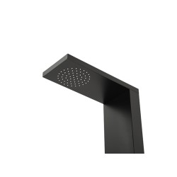 GORENA COLUMNA HIDROMASAJES FIJI 150*20CM ALUMINIO NEGRO