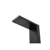 GORENA COLUMNA HIDROMASAJES FIJI 150*20CM ALUMINIO NEGRO