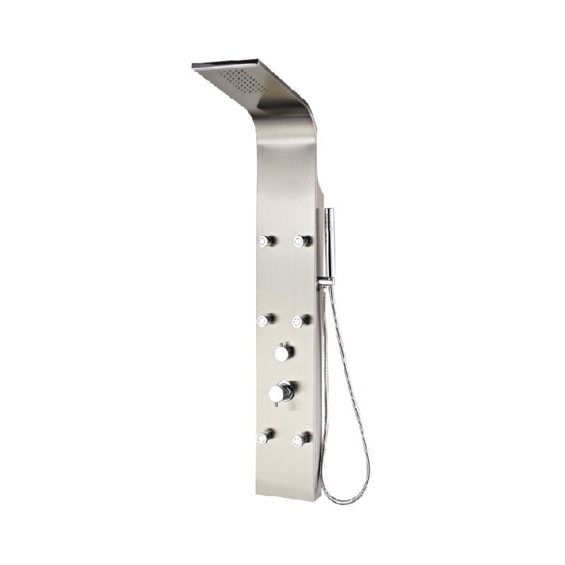 GORENA COLUMNA HIDROMASAJES EIFFEL 135*20CM /440 ACERO INOXIDABLE MATE