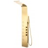 GORENA COLUMNA HIDROMASAJES DUBAI 140*20CM ACERO INOXIDABLE DORADO