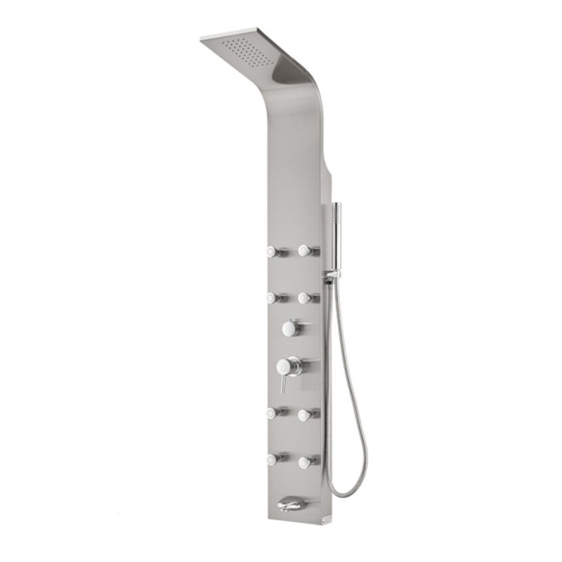 GORENA COLUMNA HIDROMASAJES BERNA 150*20CM ACERO INOXIDABLE MATE