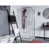 GORENA BOX TORONTO 80*80CM CROMO CRISTAL TRASLUCIDO