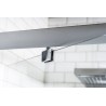 GORENA BOX QUEBEC 100*100CM CROMO Y CRISTAL TRASLUCIDO
