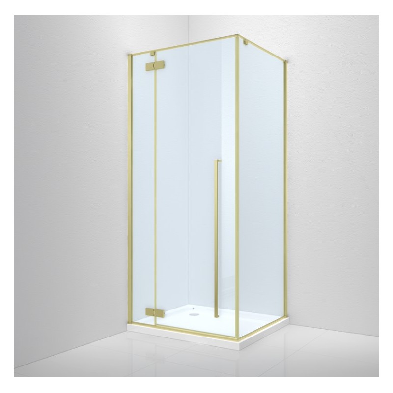 GORENA BOX POSITANO 100*80CM DORADO TRASLUCIDO