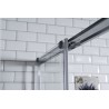 GORENA BOX MUNICH 80*120CM CROMO CRISTAL TRASLUCIDO