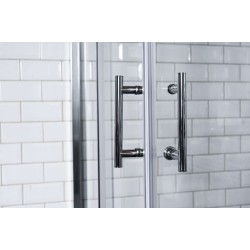 GORENA BOX MUNICH 80*120CM CROMO CRISTAL TRASLUCIDO