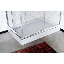 GORENA BOX MUNICH 80*120CM CROMO CRISTAL TRASLUCIDO