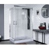 GORENA BOX MUNICH 80*120CM CROMO CRISTAL TRASLUCIDO