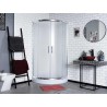 GORENA BOX HONG KONG 90*90CM SEMICIRCULO CROMO TRASLUCIDO