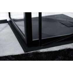 GORENA BOX ATENAS 100*100CM PERFIL NEGRO TRASLUCIDO