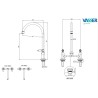 VASSER VEGA LEVER GRIFERIA COCINA BIMANDO 20/2301L