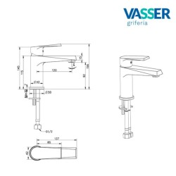 VASSER GRIF LAVAT P/P ZAFIRO MONO CR 12/1022