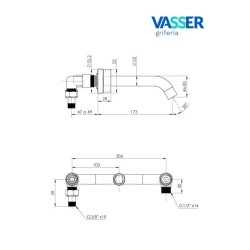 VASSER GRIF LAVAT P/P SENZA NGO 26/1021.NG