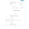 VASSER GRIF LAVAT P/P CYRANO LEVER 13/1021L