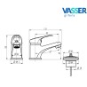 VASSER GRIF LAVAT IRIS MONO 29/1012