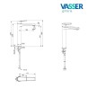 VASSER GRIF LAVAT ALTO ZAFIRO BCO 12/1012.01.BO
