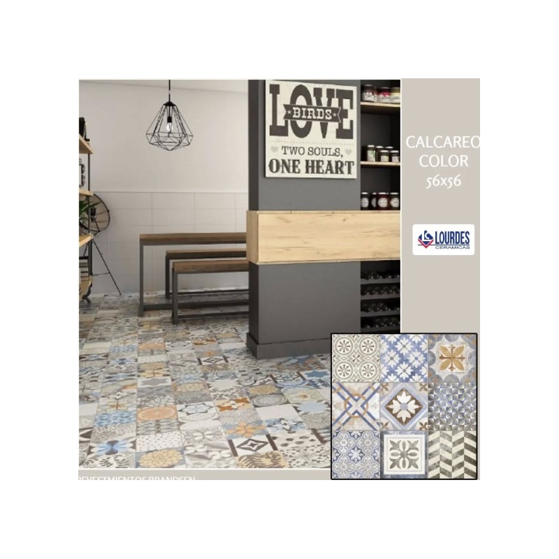 LOURDES CALCAREO COLOR 56X56 (2.17)