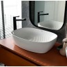FERRUM BACHA APOYO TORI RECTANGULAR SLIM BLANCO (50*39CM)