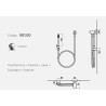ANDEZ SMARTSHOWER ACOPLABLE CON DUCHERO CROMO
