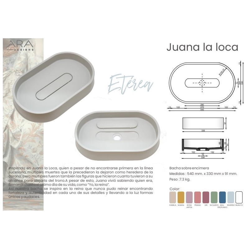 ARA DESIGN BACHA JUANA LA LOCA VID