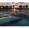 ACUARELA PENTAGLASS SURF JADE 27X27