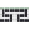 ACUARELA PENTAGLASS GUARDA GRECA SAVIA 14X28.5cm