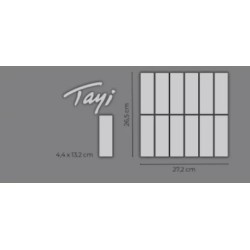 ACUARELA MALLA TAYI BLANCO 26.5X27.5cm