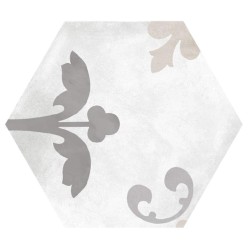 ACUARELA HEXAGONAL PORCELANATO BARCELONA 17.4X20cm(0.26M2)