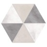 ACUARELA HEXAGONAL PORCELANATO BARCELONA 17.4X20cm(0.26M2)