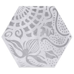 ACUARELA HEXAGONAL PORCELANATO BARCELONA 17.4X20cm(0.26M2)