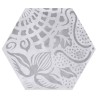 ACUARELA HEXAGONAL PORCELANATO BARCELONA 17.4X20cm(0.26M2)