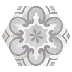 ACUARELA HEXAGONAL PORCELANATO BARCELONA 17.4X20cm(0.26M2)