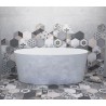 ACUARELA HEXAGONAL PORCELANATO BARCELONA 17.4X20cm(0.26M2)