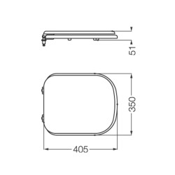 ASIENTO INODORO BARI FERRUM (MDF)