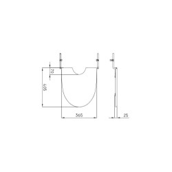 ASIENTO BIDET MARINA FERRUM HDF HERRAJE-CROMO