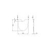 ASIENTO BIDET MARINA FERRUM HDF HERRAJE-CROMO