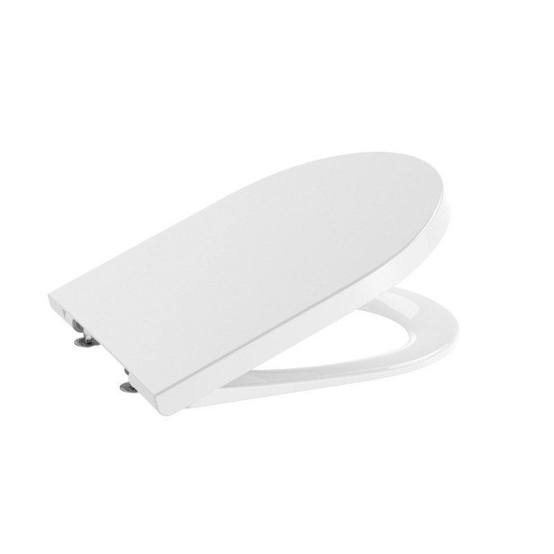 ASIENTO INODORO INSPIRA ROUND ROCA CAIDA AMORTIGUADA BLANCO